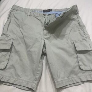 Black Brown 1826 Cargo Shorts Mens 38 Beige Flat Front Pocket Khaki Utility‎